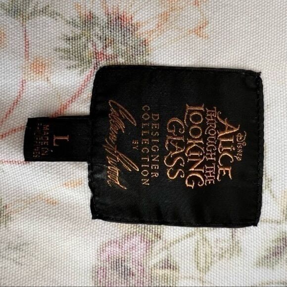 Disney Colleen Atwood Alice Through The Looking Glass Floral Blazer Jacket Sz L. - Picture 4 of 8